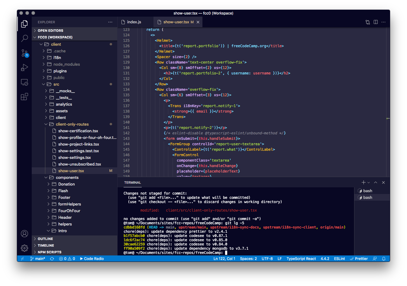 Coding screenshot for software development and automation